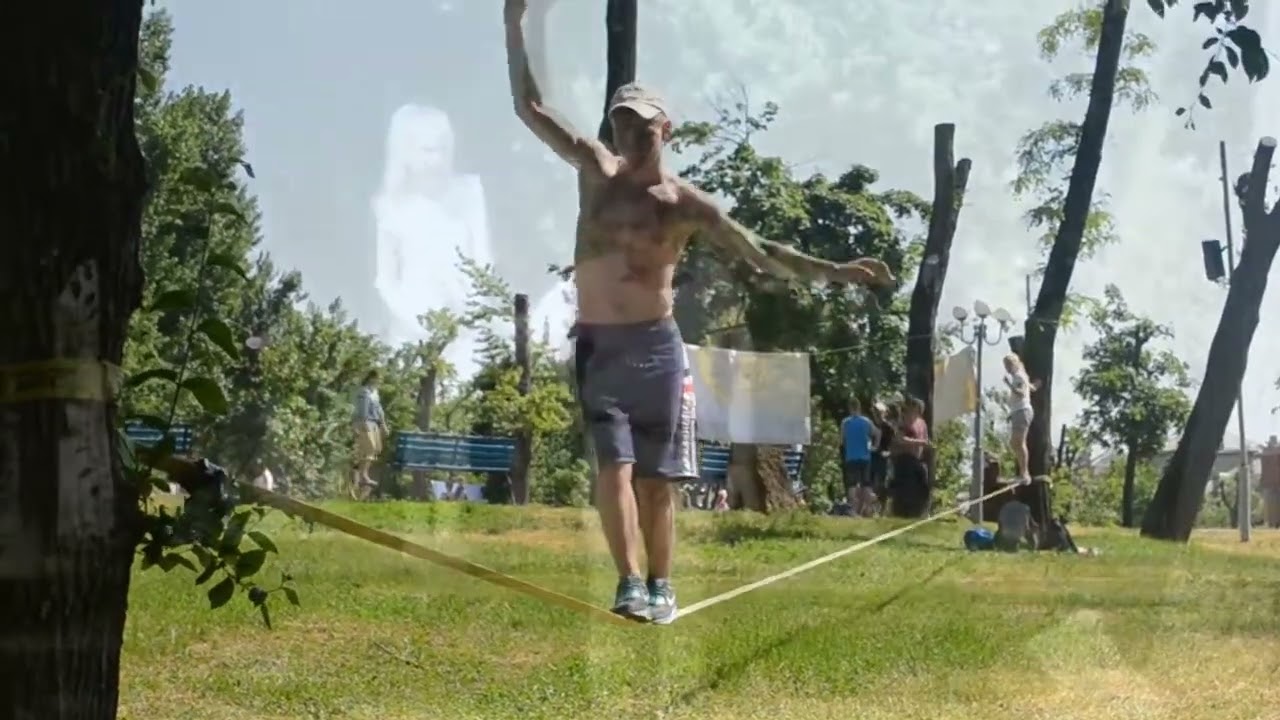 One day Slackline Gimbarr / м.Луганськ ВЛСКМ  #NST
