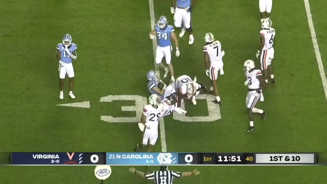 Sam Howell 2021 CFB Game Highlights vs Virginia | CR Highlights