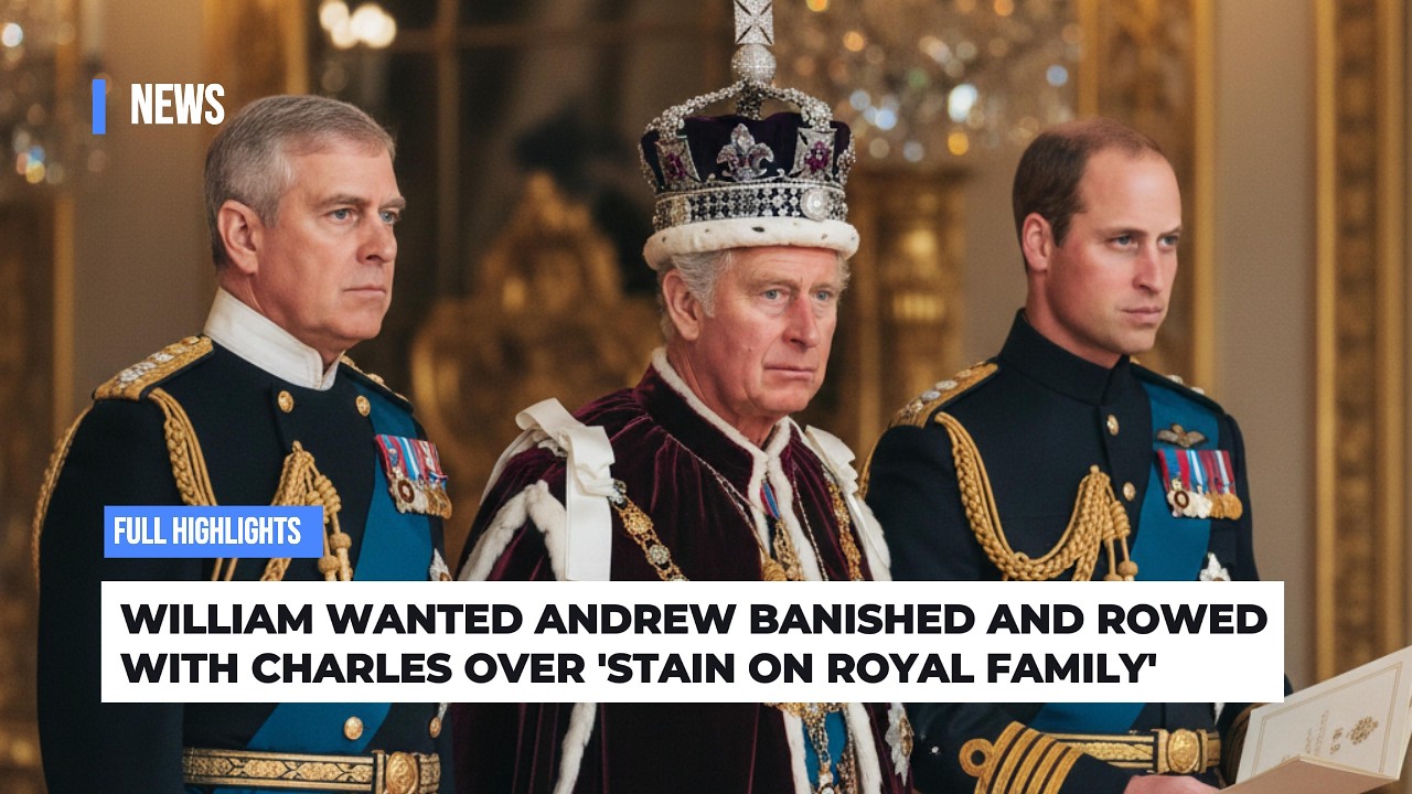 William wanted Andrew BANISHED and rowed with Charles over 'stain on Royal Family' #royalfamily
