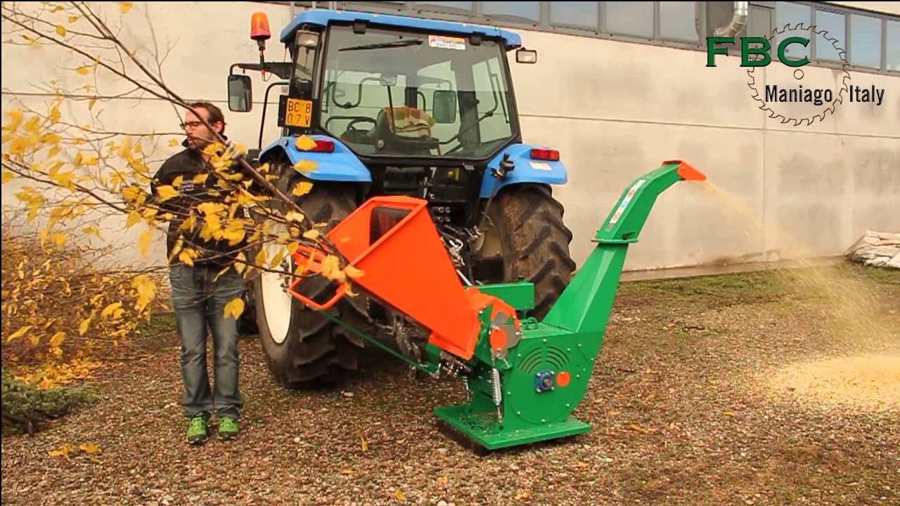 Biotrituratore FBC modello: BIO.8.PF.RI Rullo idraulico