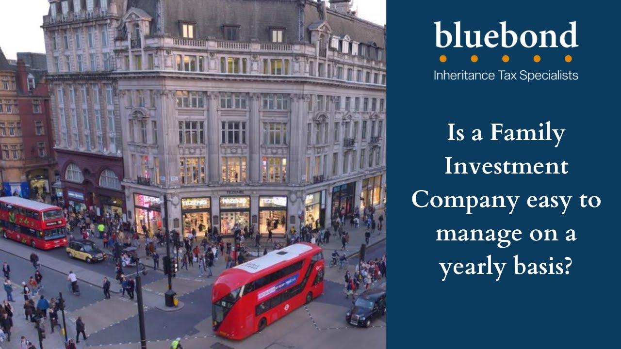 Is a Family Investment Company easy to manage on a yearly basis?