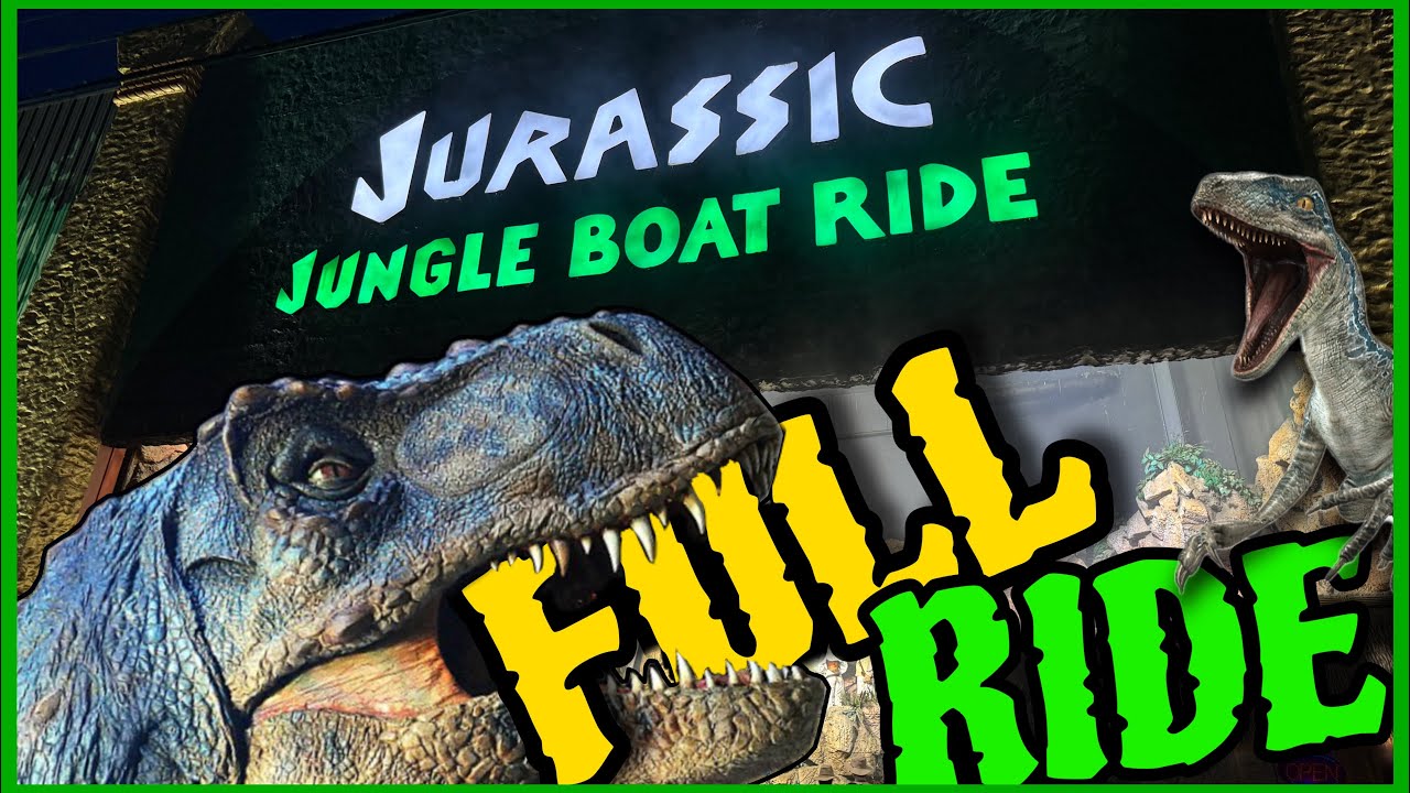 Jurassic Jungle Boat Ride - FULL POV 2024 - Pigeon Forge, TN
