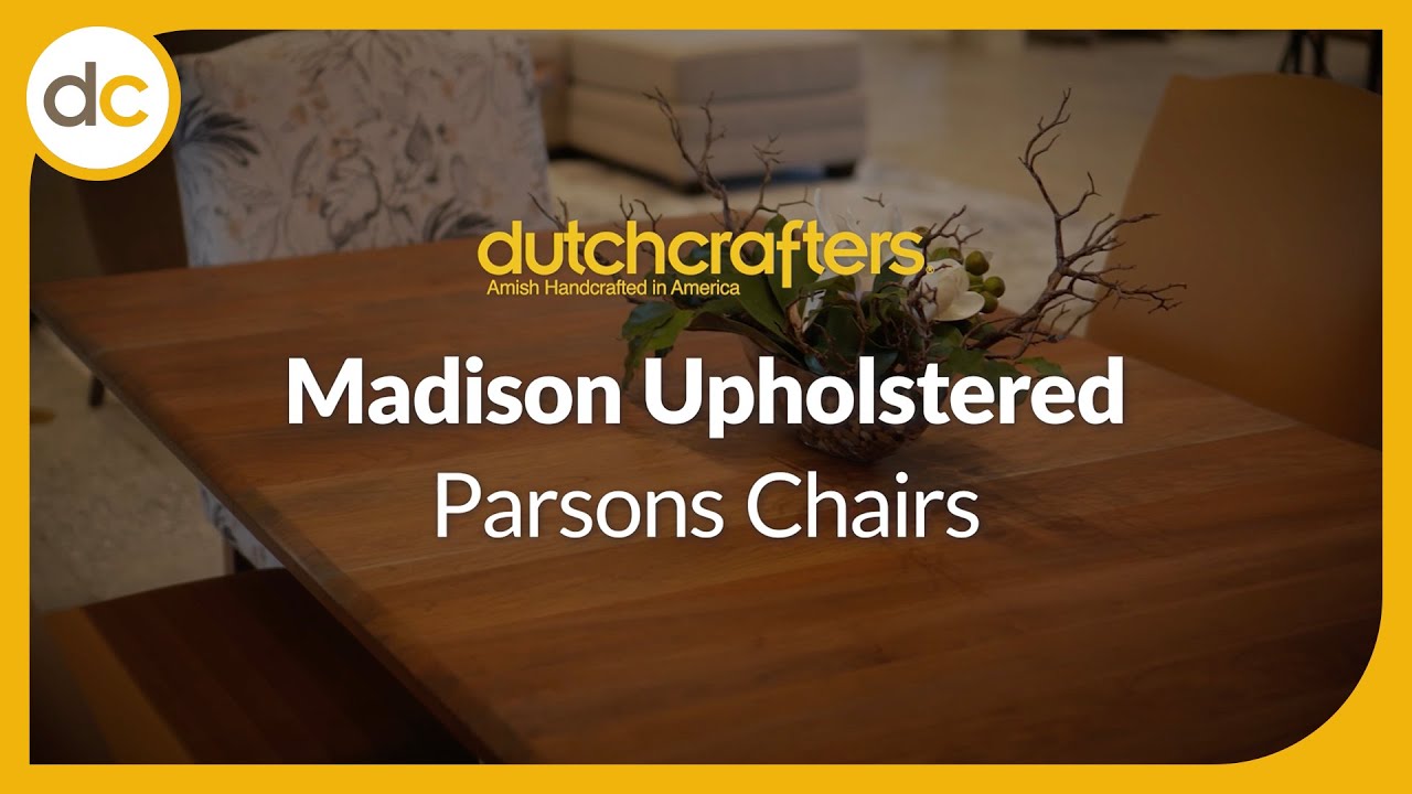 Presenting the Madison Parsons Chairs from DutchCrafters Amish Furniture