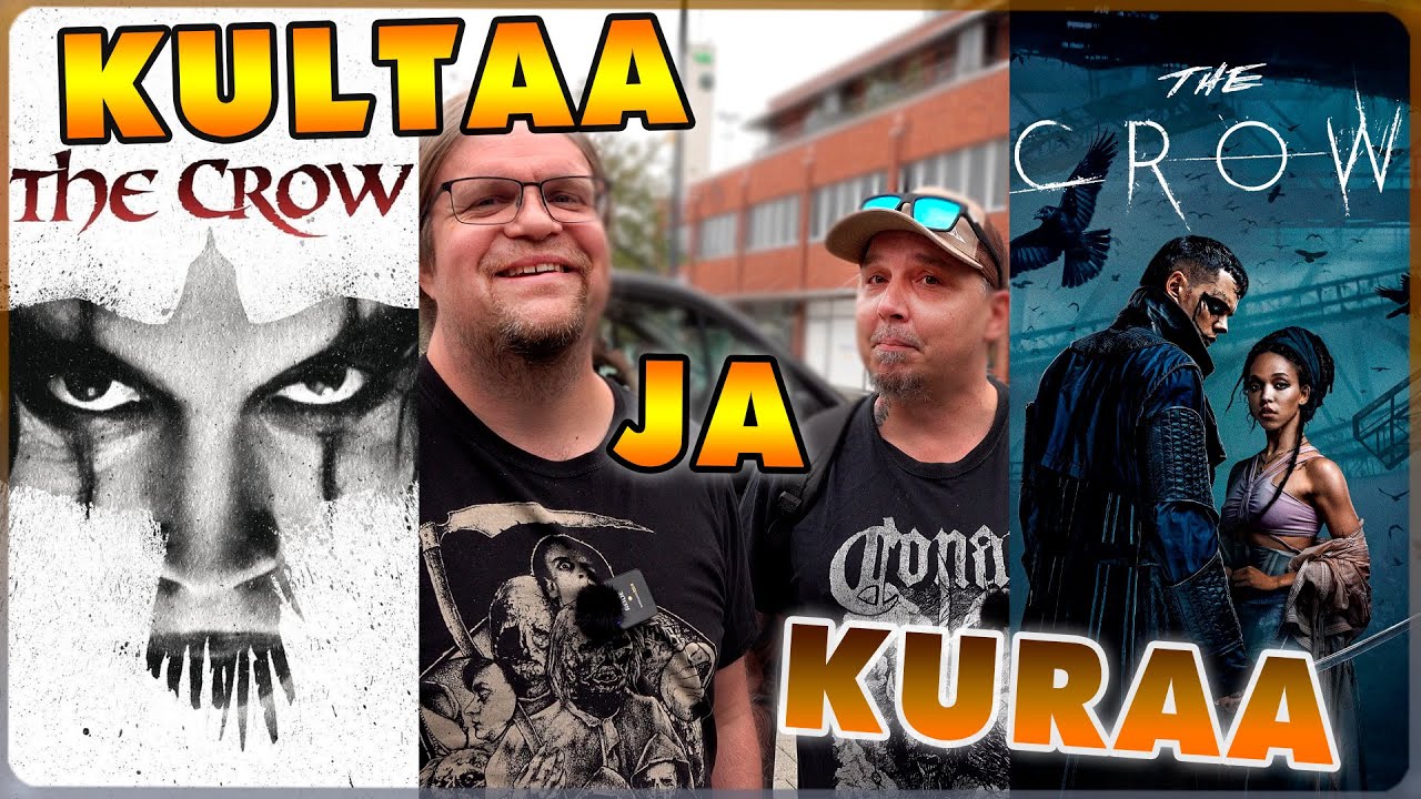 Suuri THE CROW (1994) 4K ja THE CROW (2024) remake arvostelu!