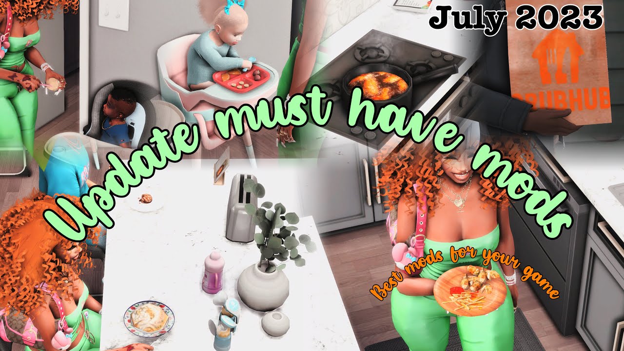 UPDATED MUST HAVE MODS + OVERRIDES THAT WILL MAKE YOUR GAMEPLAY BETTER!! | JULY 2023 | FOOD MODS!😱
