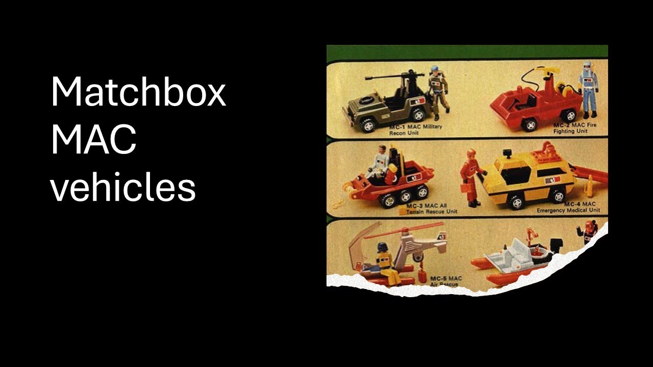 Обзор мобильных машинок Matchbox MAC Mobile Action Command (эпизод 2)