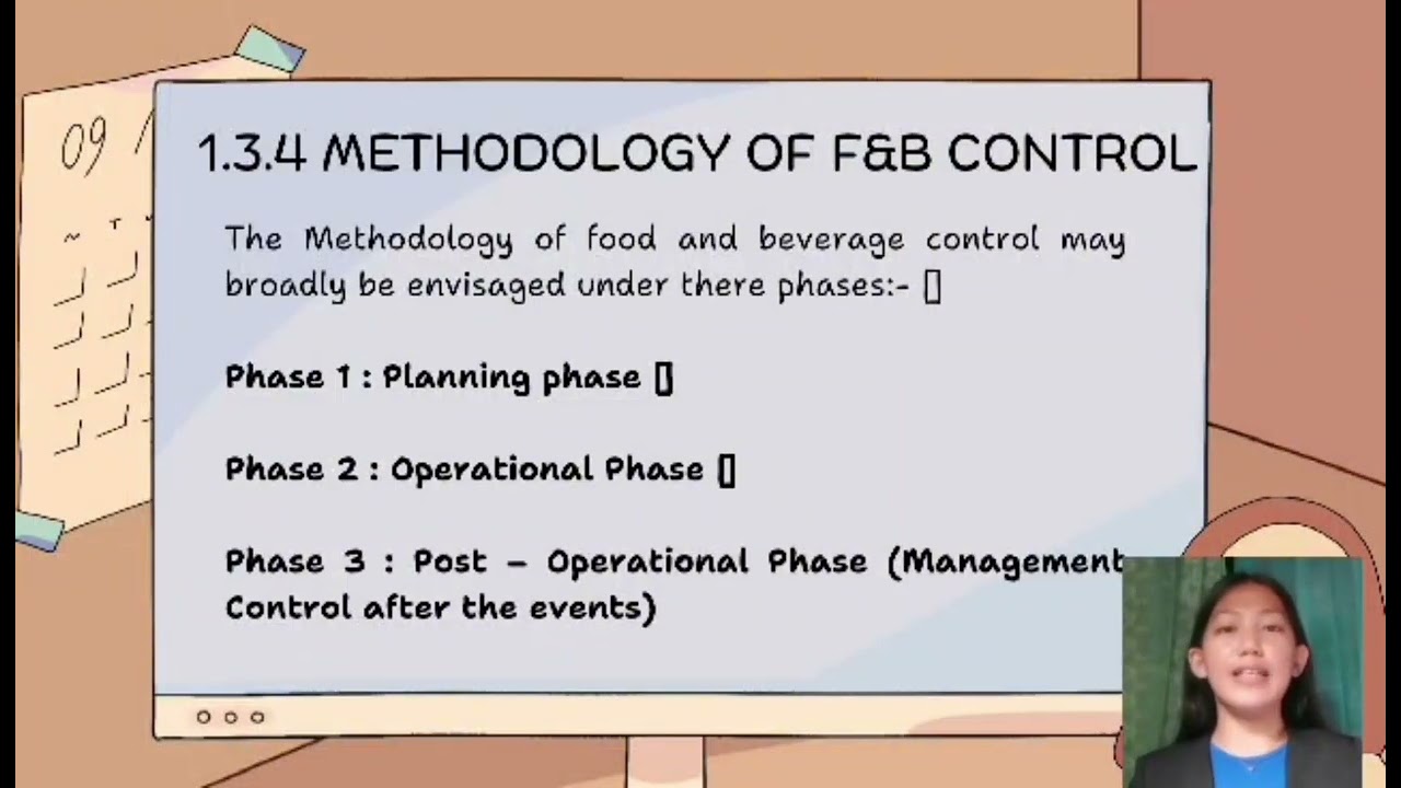 Group 1 food and beverage control