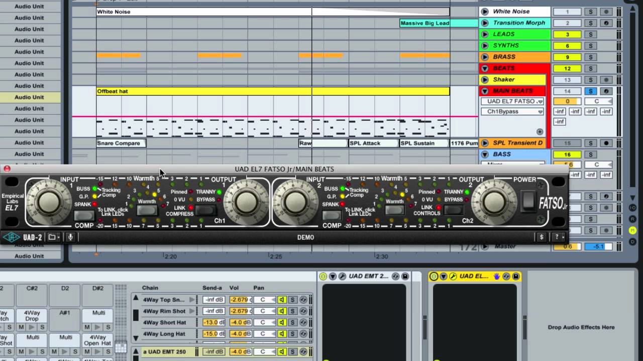 Universal Audio UAD-2 Empirical Labs EL7 Fatso Jr/Sr Tutorial