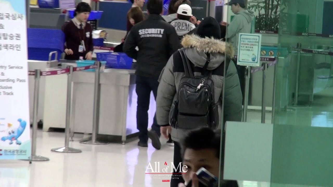151231 EXO-CHANYEOL Gimpo Airport  김포출국