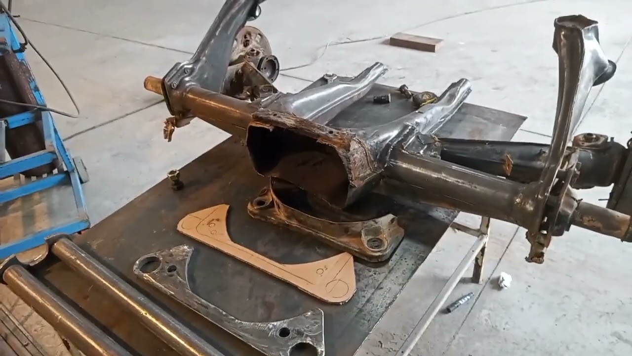 Sub chassi para motor ap no triciclo