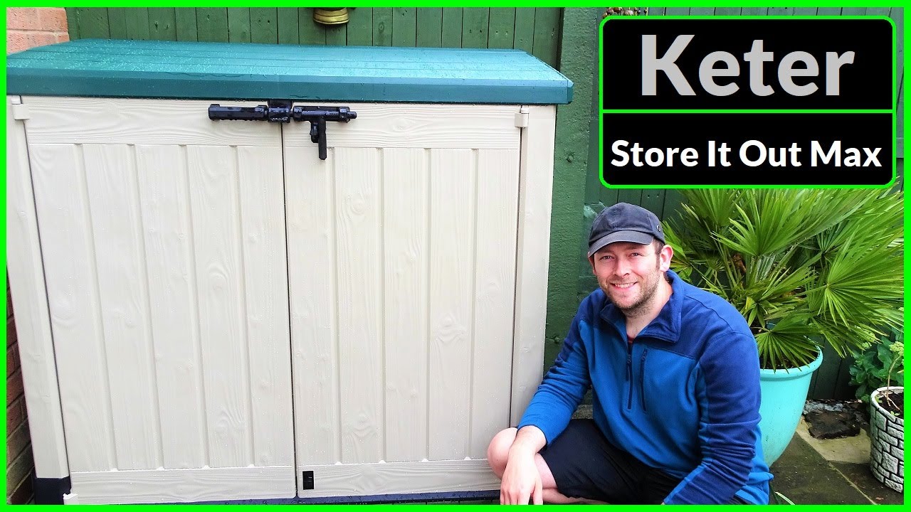 Сборка сарая Keter Store It Out Max объемом 1200 л