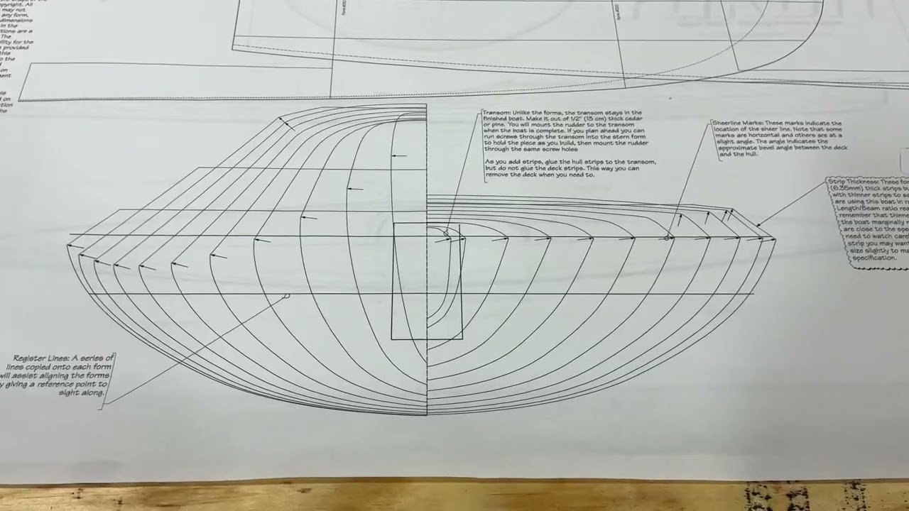 Строительство лодок &mdash; гоночный каяк Yukon Racing &mdash; чертежи, формы и крепкая спина &mdash; эпизод 1
