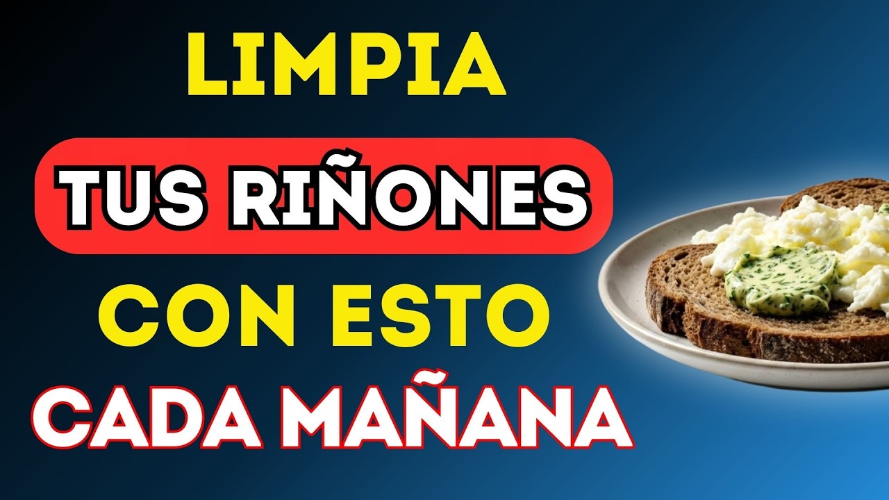 ¿CREATININA ALTA? 3 DESAYUNOS SENCILLOS que limpian tus riñones mejor que cualquier pastilla