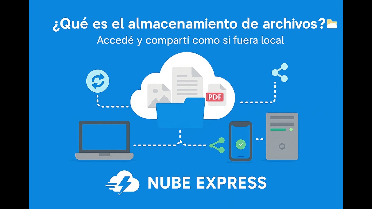 ¿Qué es el almacenamiento de archivos en la nube? ☁.  #almacenamientoenlanube