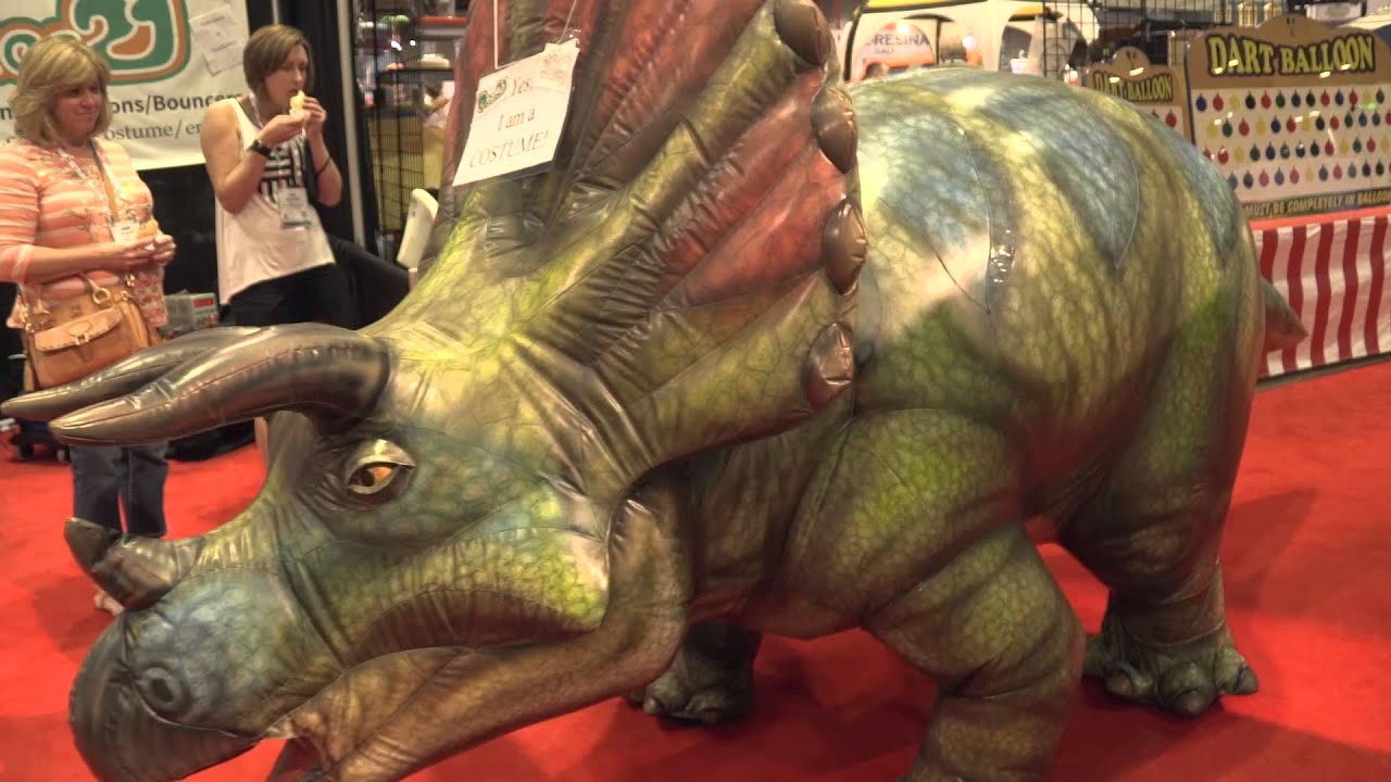 Amazing Inflatable Dinosaur Costume (IAAPA2015)