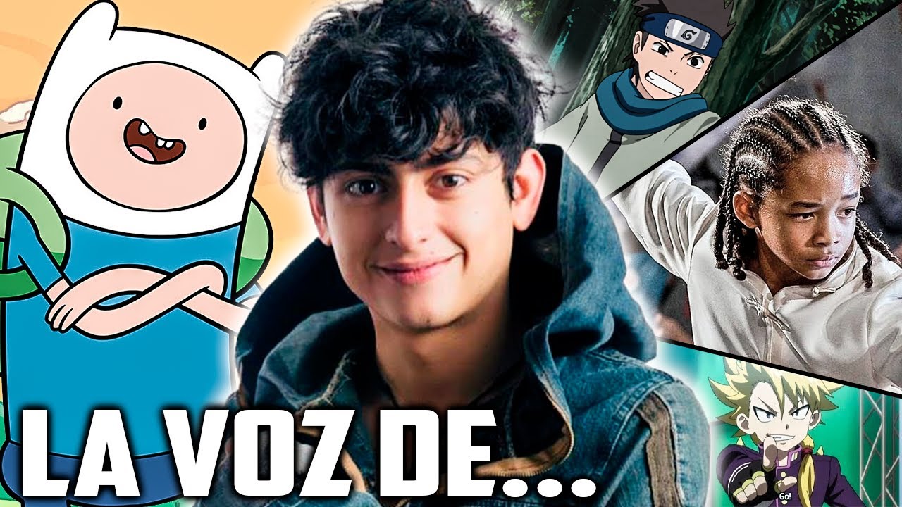 Personajes con la voz de José Antonio Toledano (Finn, Jaden Smith, Nat Wolf, Spiderman)