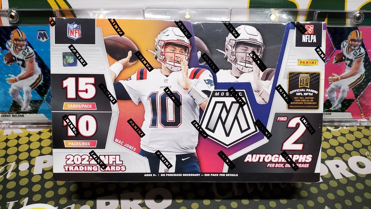 2022 Mosaic Football Hobby Box Opening. 2 Autos per Box! David Hunting