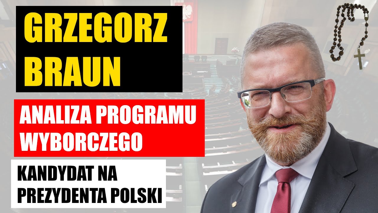 Grzegorz Braun | Analiza programu wyborczego ✝ | Kandydat na prezydenta Polski