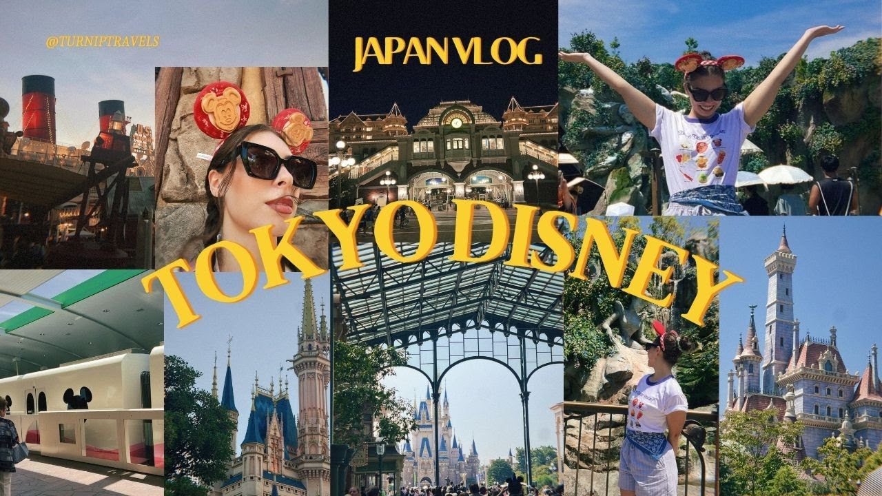 a chill tokyo disneyland & disneysea vlog: food, rides, sights