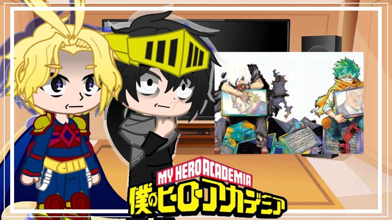 Past Pro Heroes React to Deku and Shigaraki | •Bnha• \ mha | Extra Parts | Part 1/2 | 2x Speed |