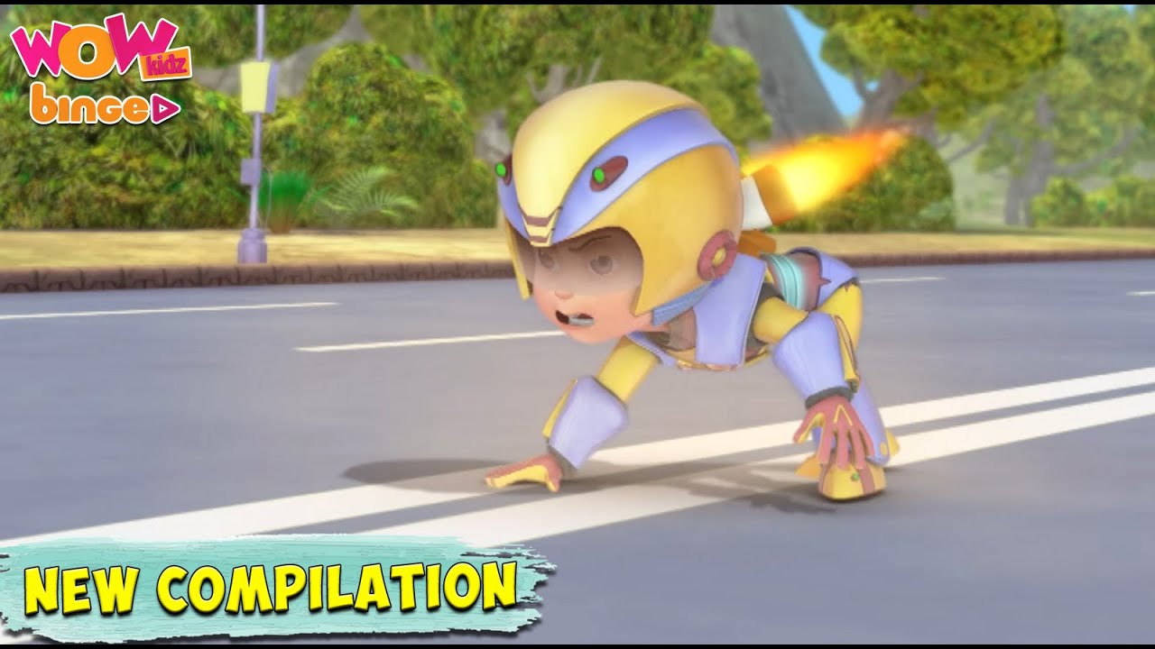 Vir The Robot Boy | Best Action Scenes Compilation - 320 | Wow Kidz Binge