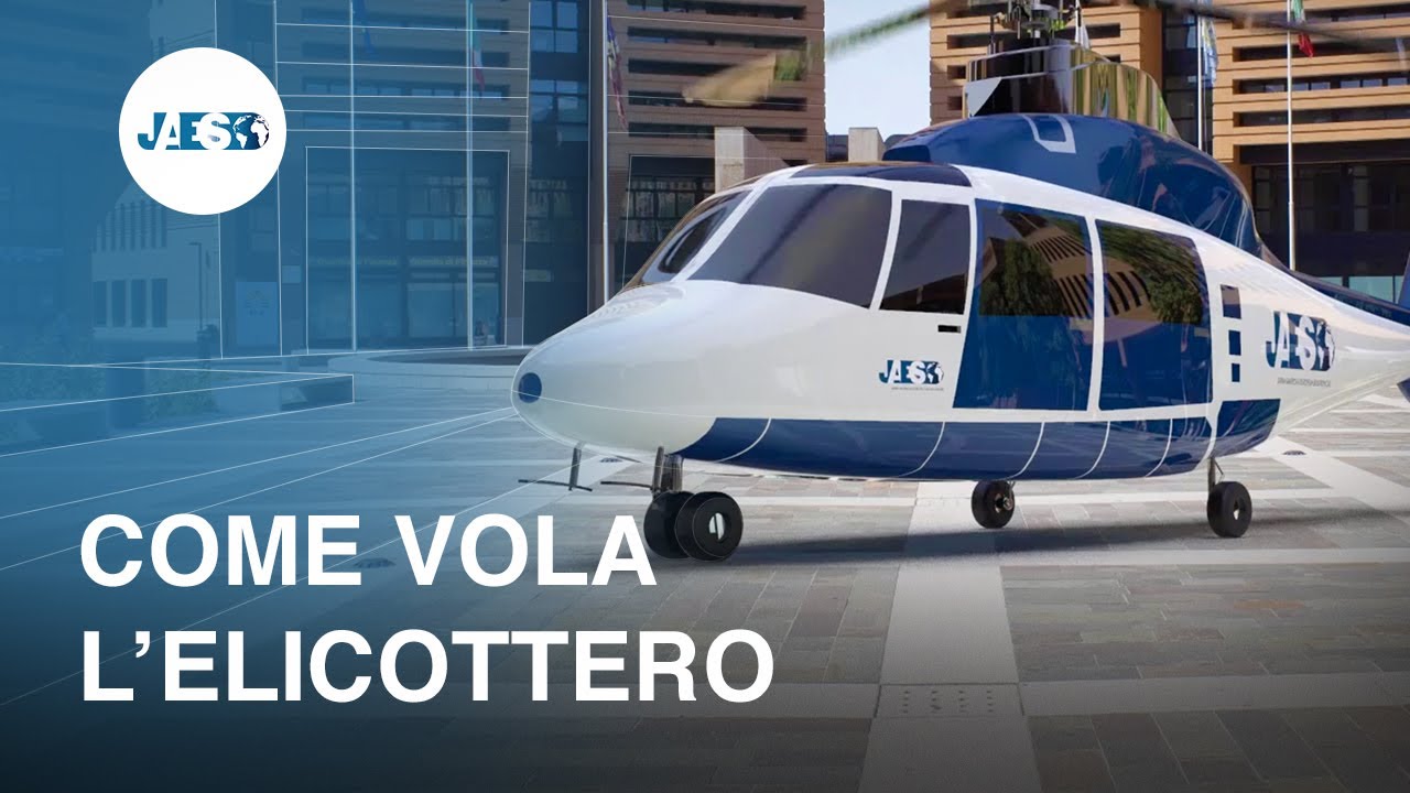 Come vola l'ELICOTTERO - Leggi di Newton - Profilo alare - Effetto giroscopico