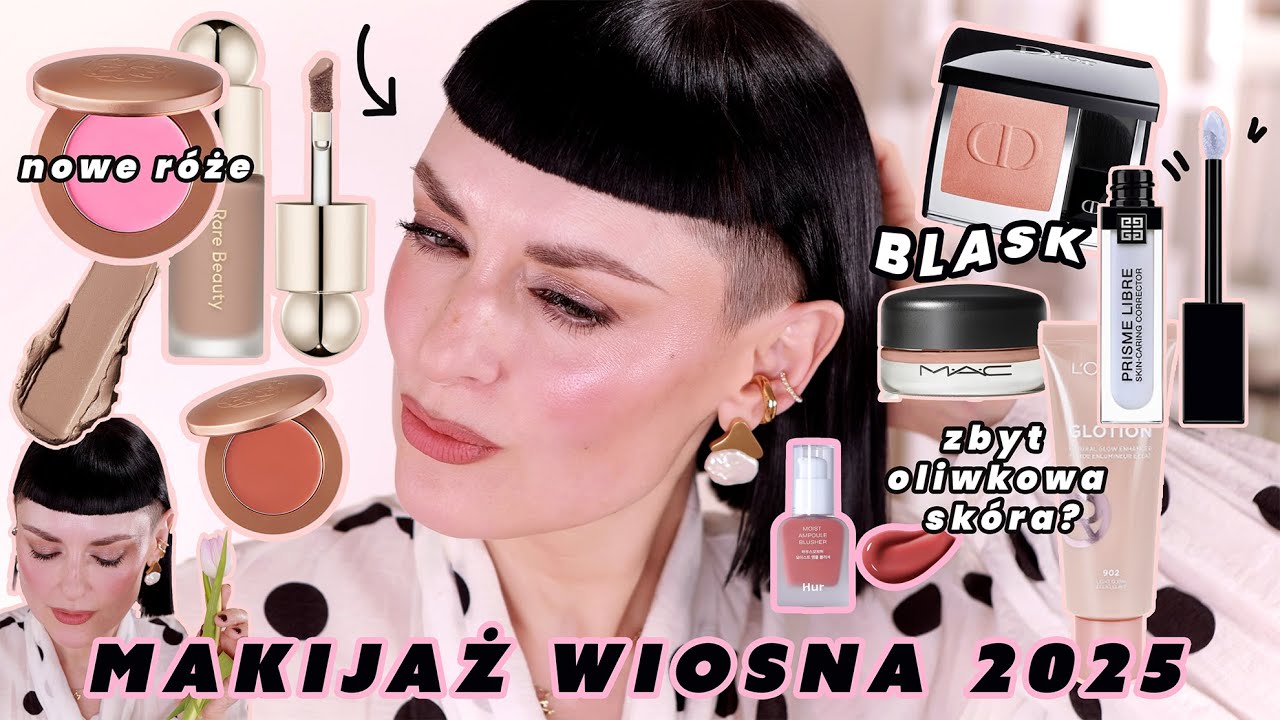 🌷ŚWIATOWE HITY, NOWE RÓŻE, TIPY czyli MAKIJAŻ POCZĄTKU ROKU 2025/magdalenalach.vlog
