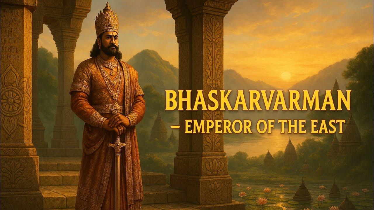 Bhaskarvarman : Varman Dynasty | one of the most advanced kingdoms in india | Indian history - 28