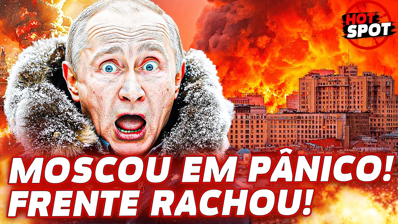 🔥 Moscou em CHOQUE! Ucrânia foi longe DEMAIS! Kremlin perdeu o controle! | Ponto Quente