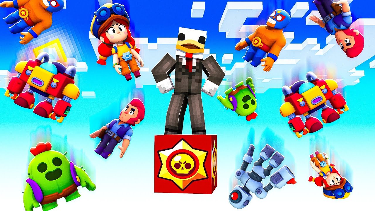 SOPRAVVIVO SOPRA UN SOLO BLOCCO DI BRAWL STARS - Minecraft ITA