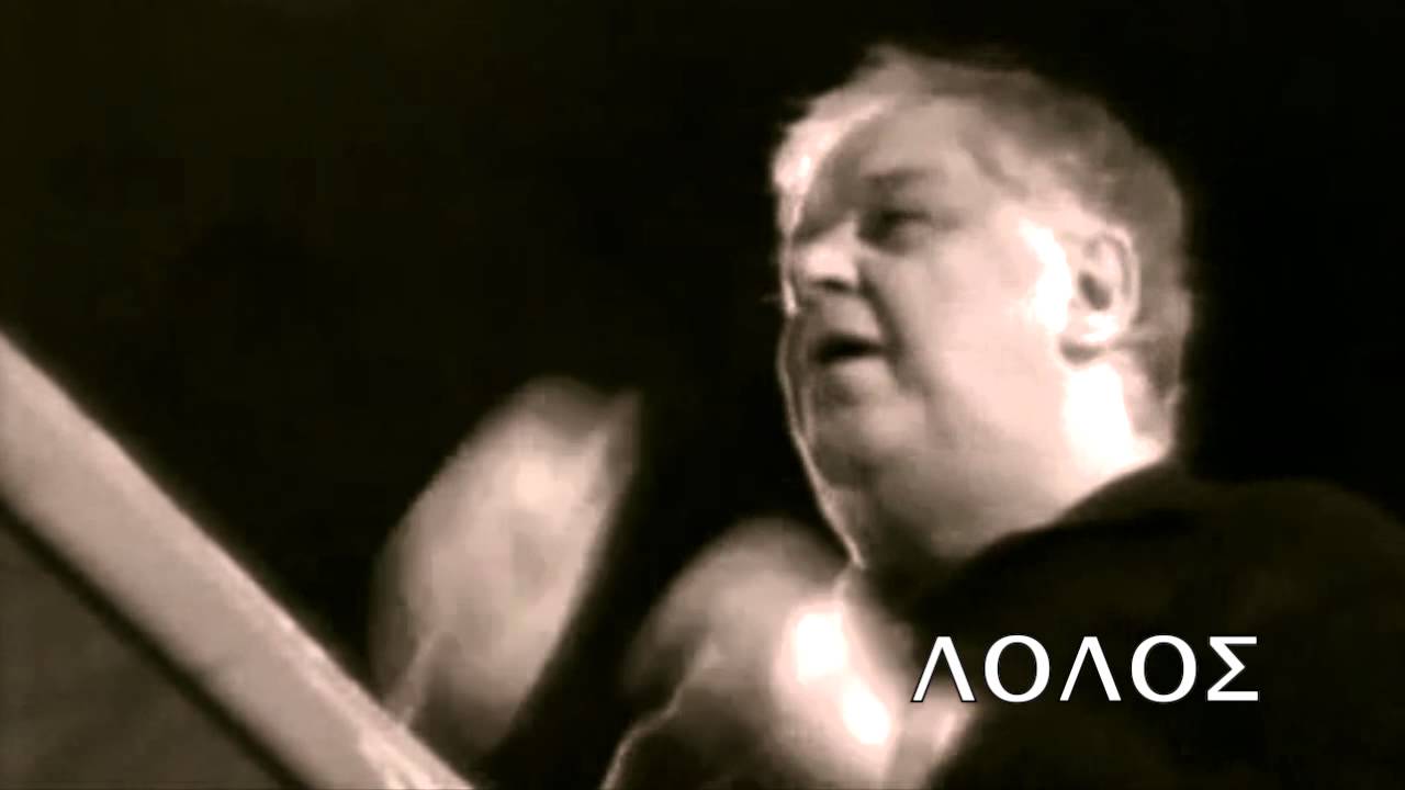 Τι να μου κάμει η σταλαγματιά - Μάνος Χατζιδάκις  (Αμοργός) ~ερμηνεύει ο ίδιος