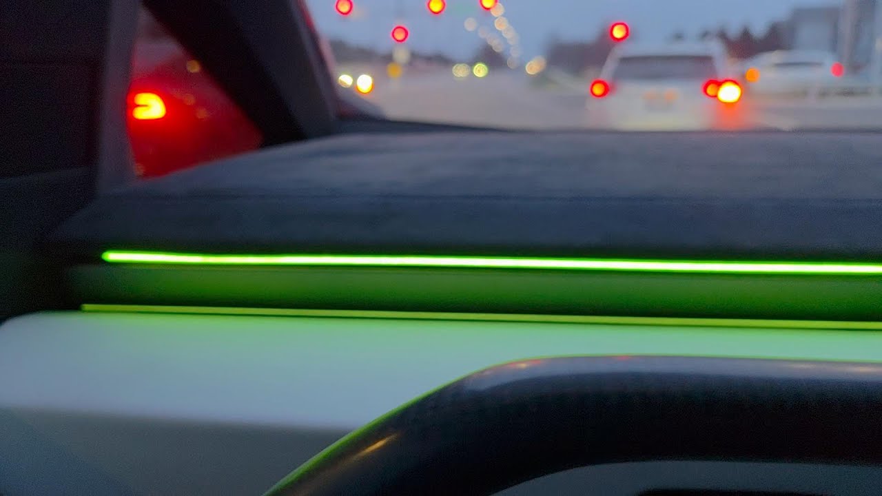 Cybertruck LED Dash Light Strip from Hansshow
