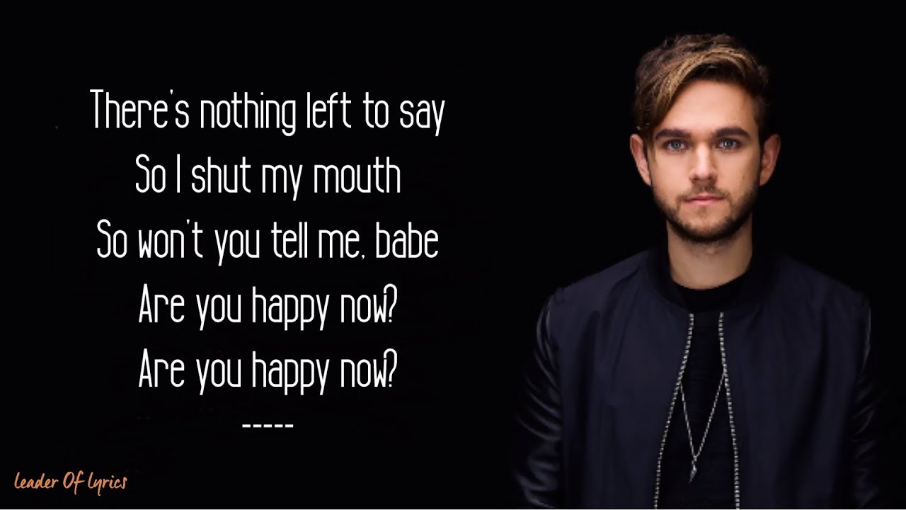 Zedd & Elley Duh&eacute; - HAPPY NOW (Lyrics)