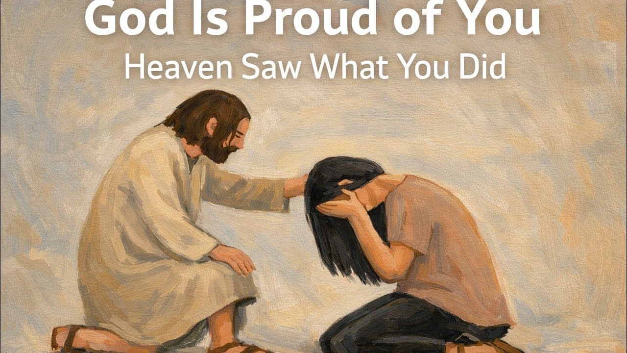 👉 God Is Proud of You — Heaven Saw Everything You Did.