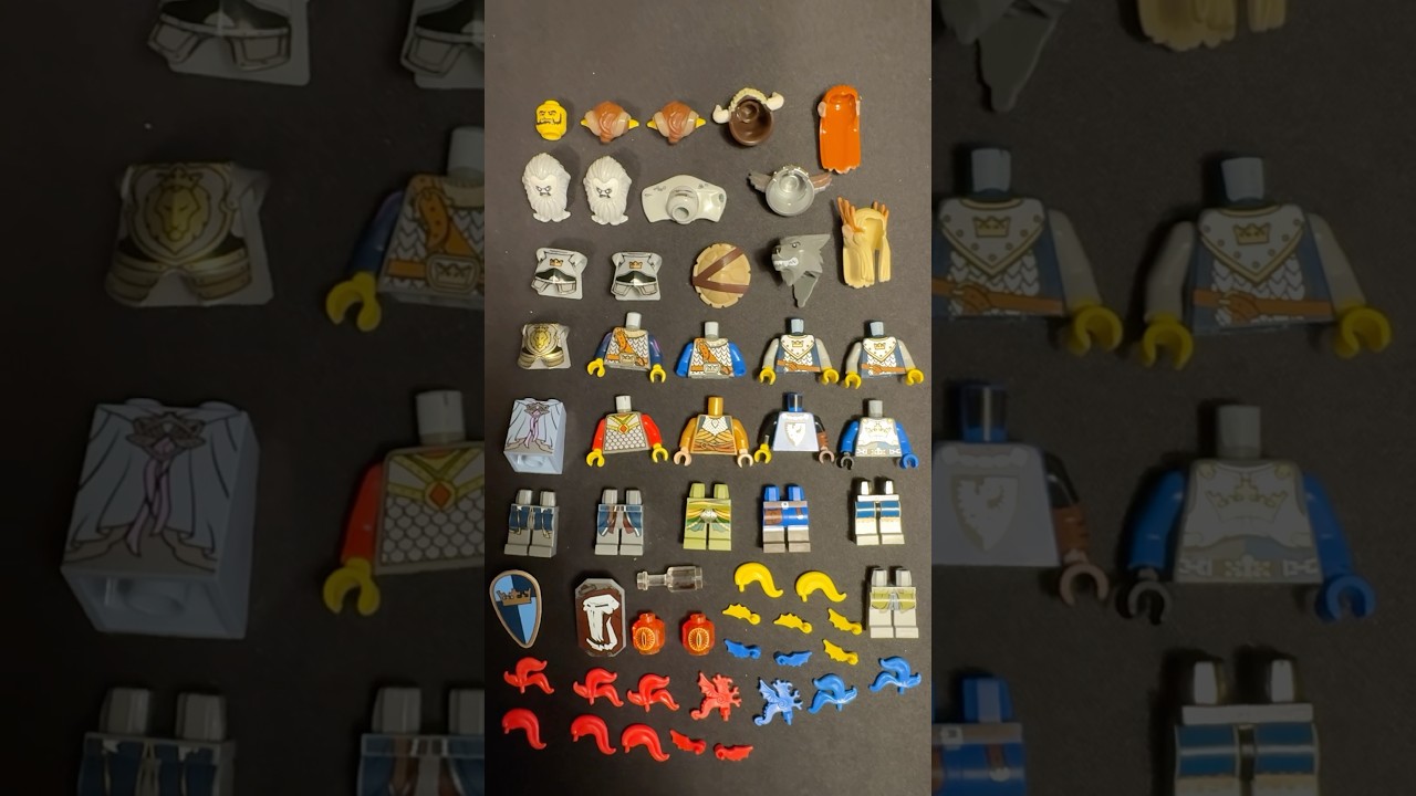 LEGO Castle Minifigure Parts Haul 4 #lego #legocastle #legohaul