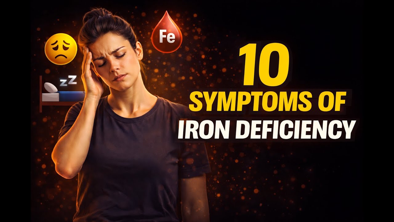 10 Symptoms of Iron Deficiency You Should Never Ignore