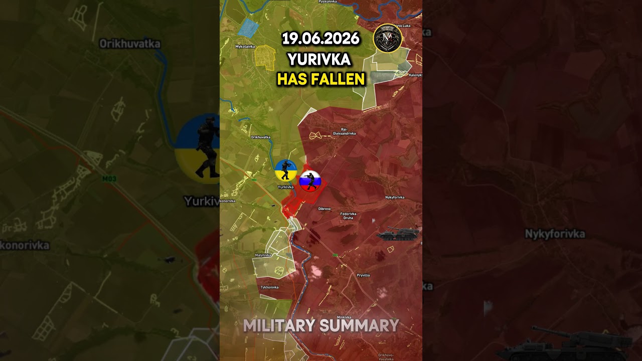 YURKIVKA DEFENSE COLLAPSED🔥 RUSSIAN FORCES ADVANCING ON KRAMATORSK⚔️ Military Summary 19.06.2026