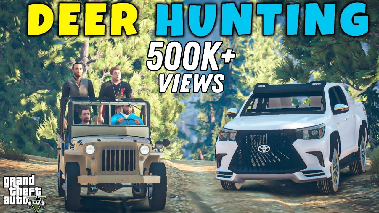 DEER HUNTING WITH BOIZ | GTA 5 | Real Life Mods #223 | URDU |