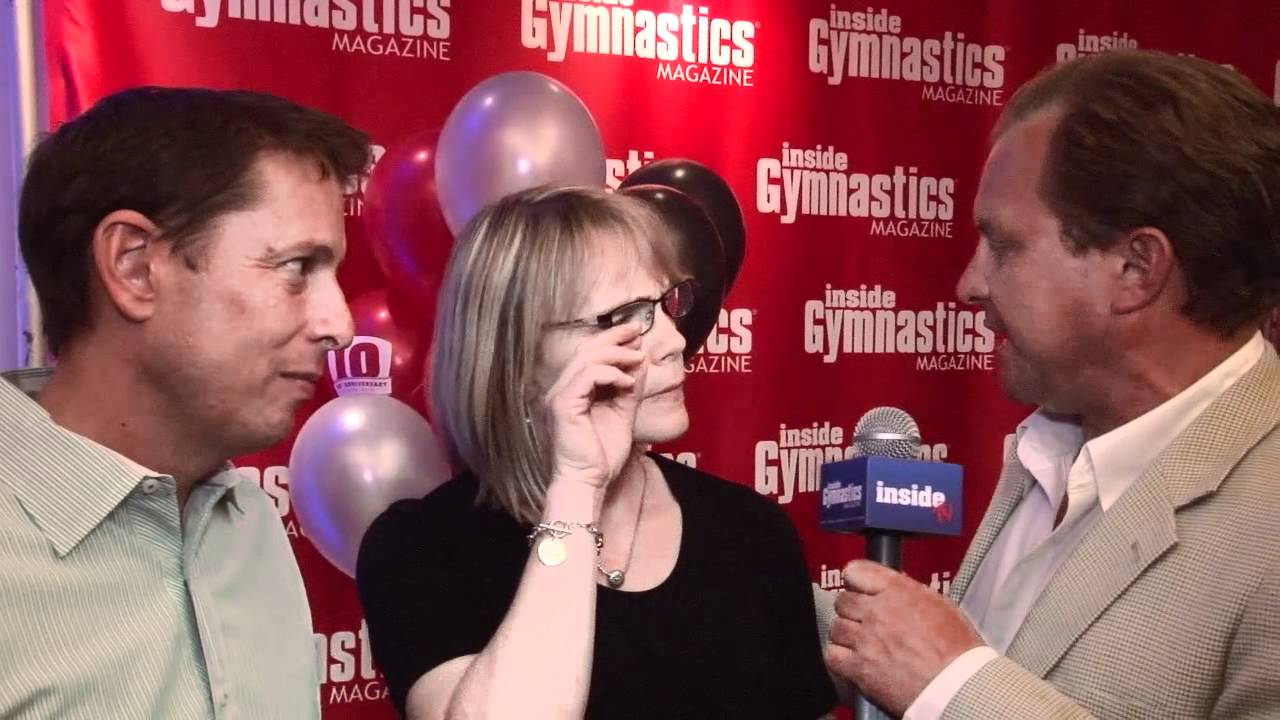 Tim Daggett & Elfi Schlegel NBC commentators @ the 10th Anniversary of Inside Gymnastics