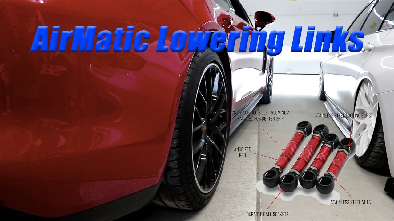 Установка занижающих рычагов AirMatic | Porsche Panamera GTS