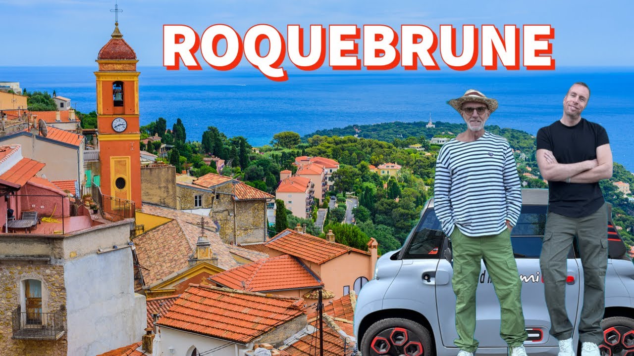 ROQUEBRUNE The Medieval Village Next To MONACO! 🚗🇫🇷