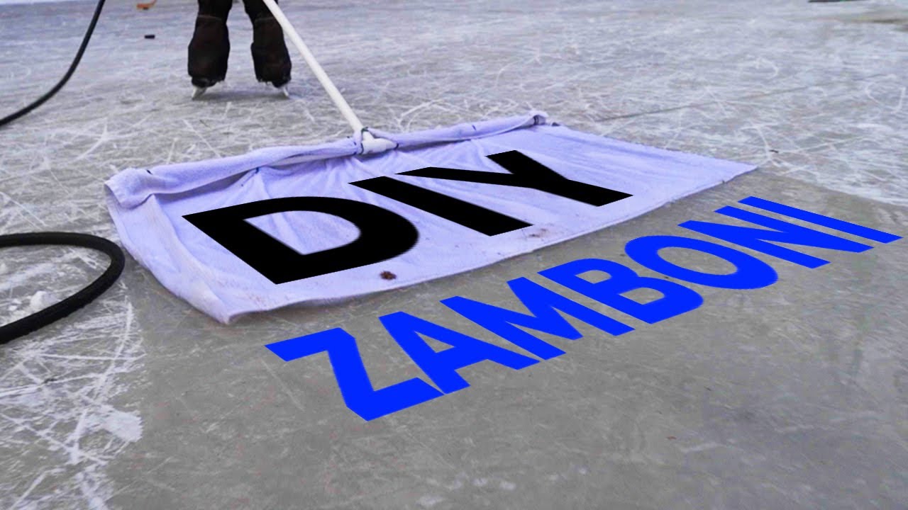 DIY Zamboni for Backyard Rink | Perfect Pond Hockey Ice at Home