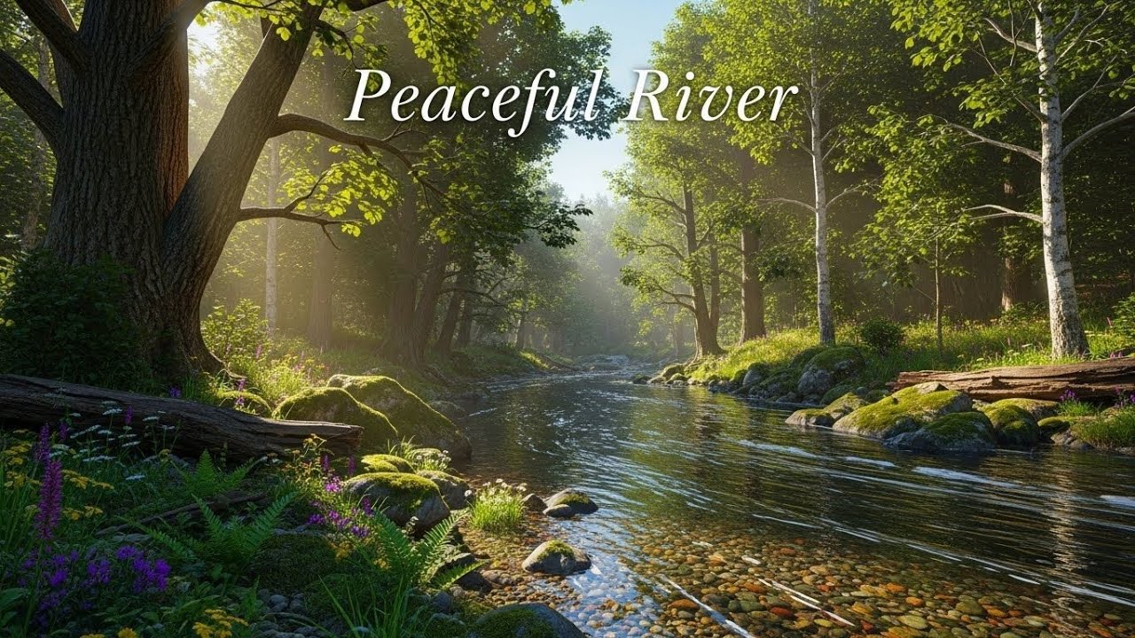 River Ambience 🌿 Soothing Flowing Water Sounds for Meditation and Deep Sleep #89