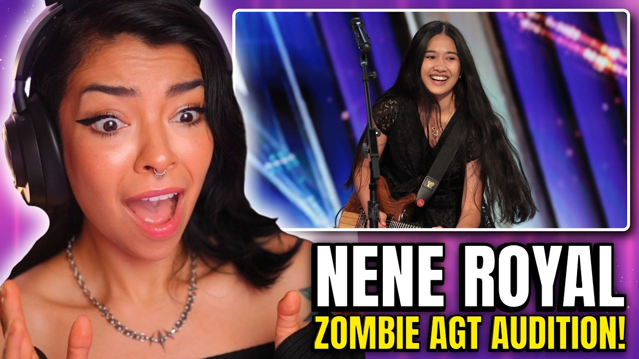 GOLDEN BUZZER WORTHY!! | SINGER REACTS to 16-Year-Old Nene Royal - Zombie AGT Audition