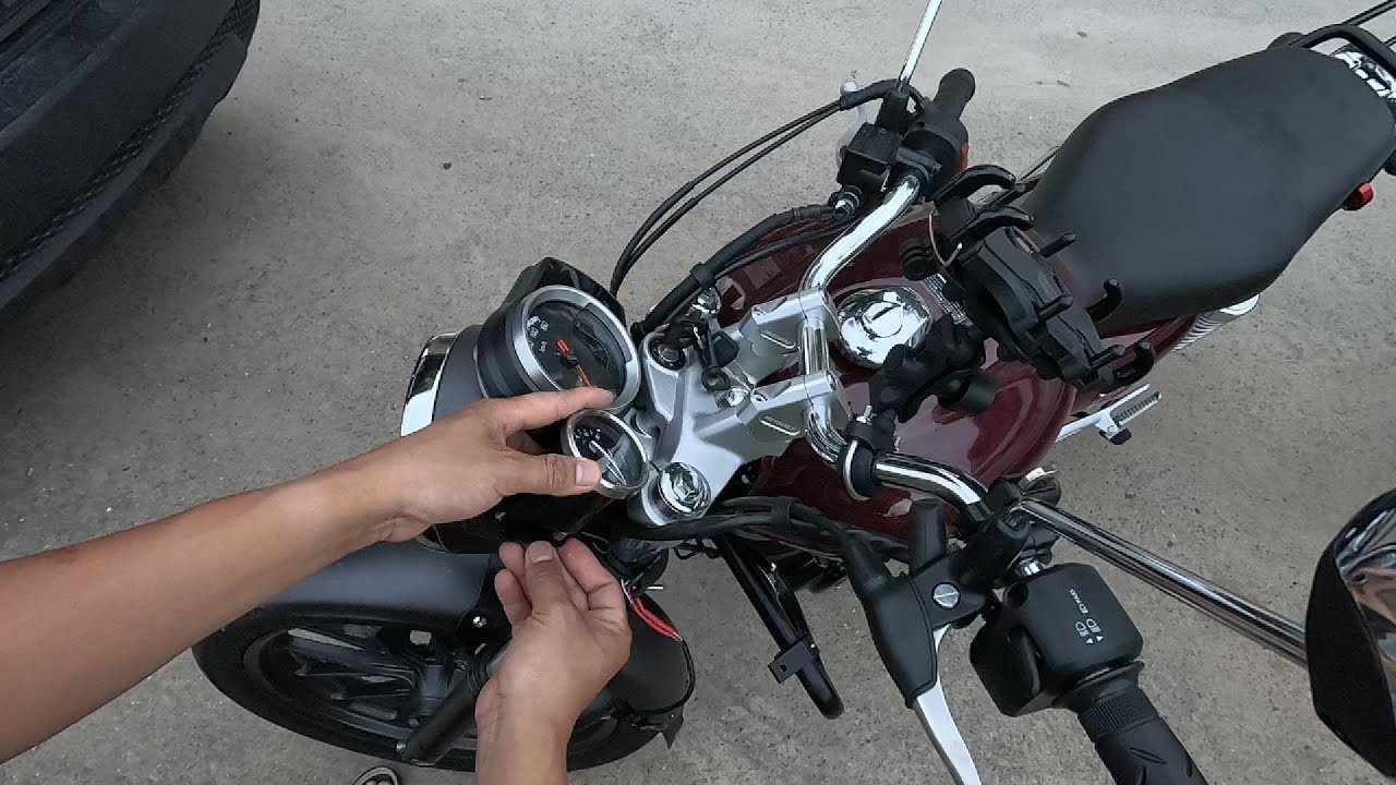 Install a Daytona rev counter for CB350 motorcycles / Part 1