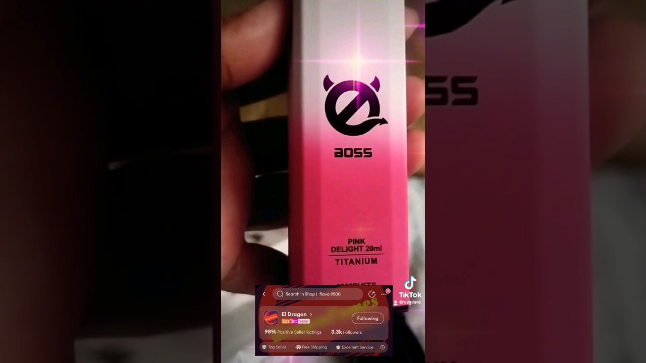 BOSS TITANIUM 9000 Puff🍓🧊 Pink Delight