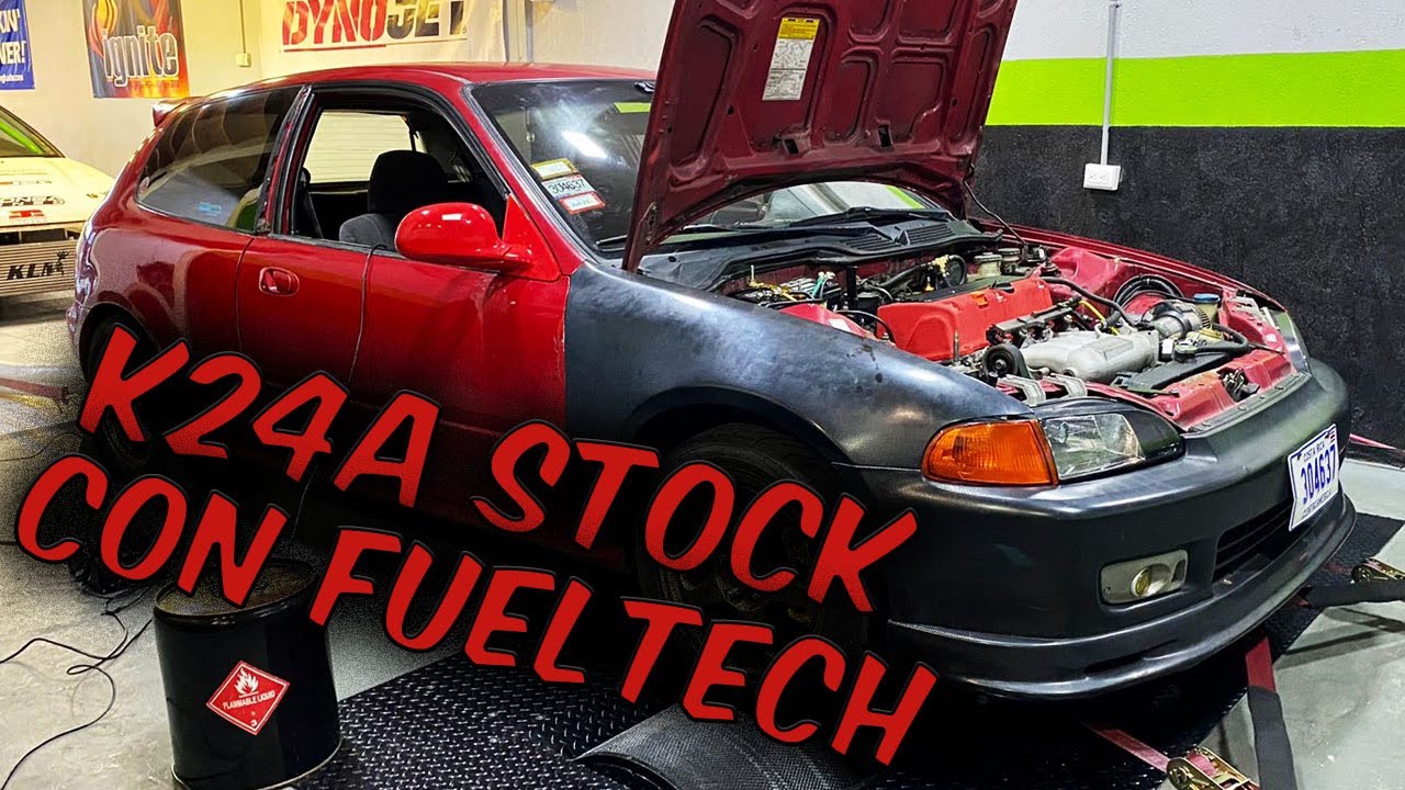 K24A Stock con Fueltech FT450 con excelentes resultados en el dyno!!!