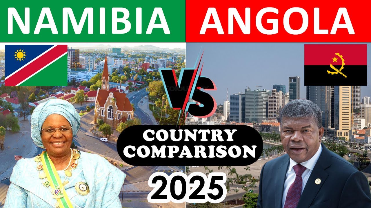 Сравнение стран Намибия и Ангола 2025
