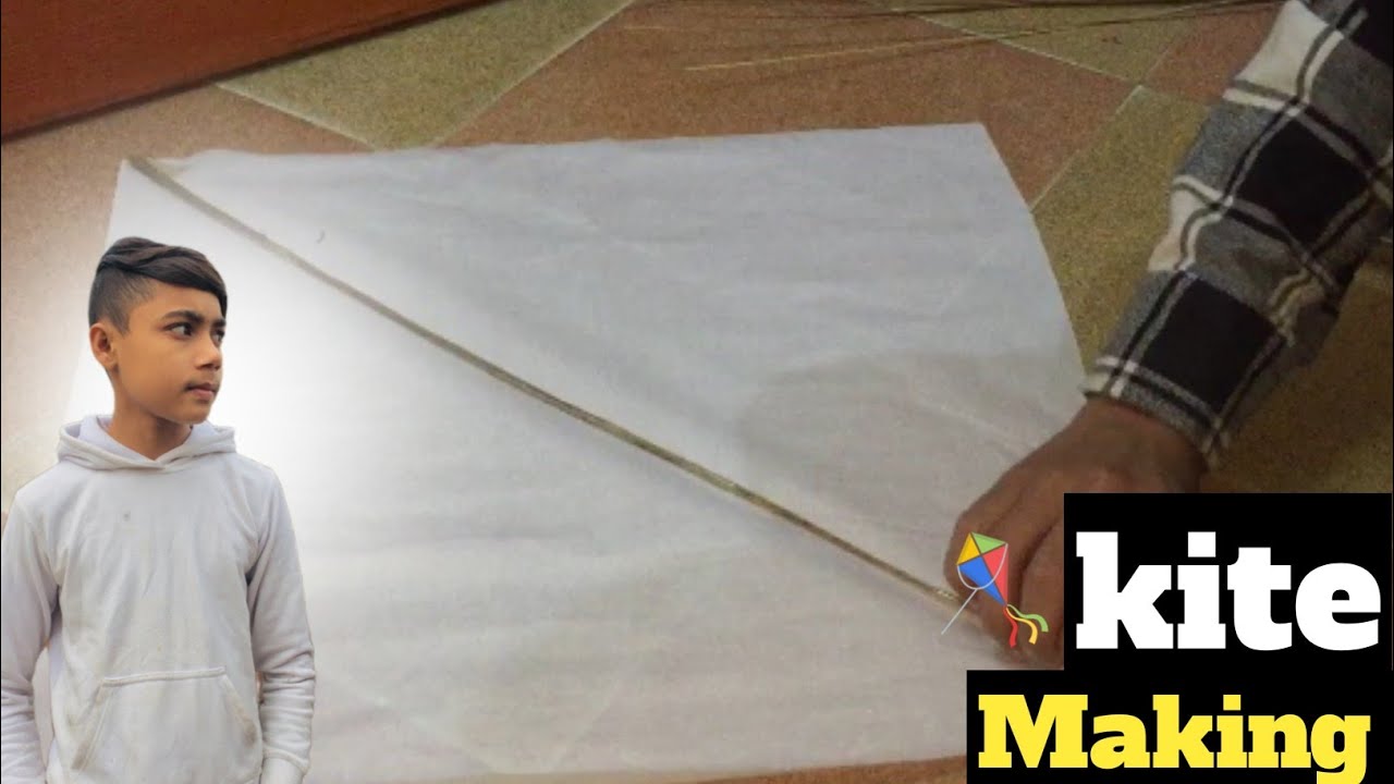 How to make a kite 🪁 Kite making vlog 
