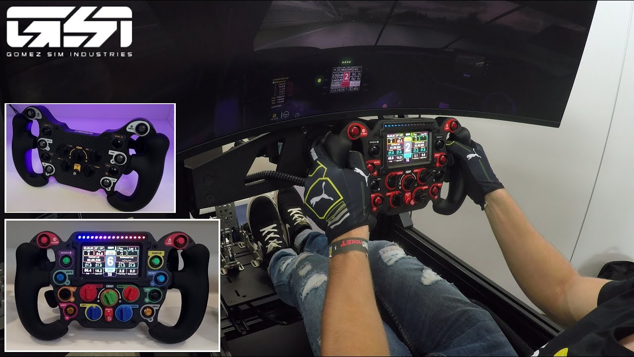 [GSI] GOMEZ SIM INDUSTRIES Formula Pro Elite with Dash & GXL Pro Sim Steering Wheel